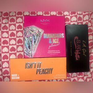 Nyx, L.A Girl blushes, highlighter makeup bundle